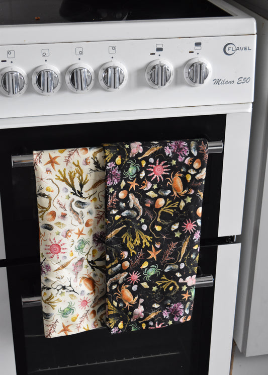 Organic Cotton  Rockpool Tea Towel
