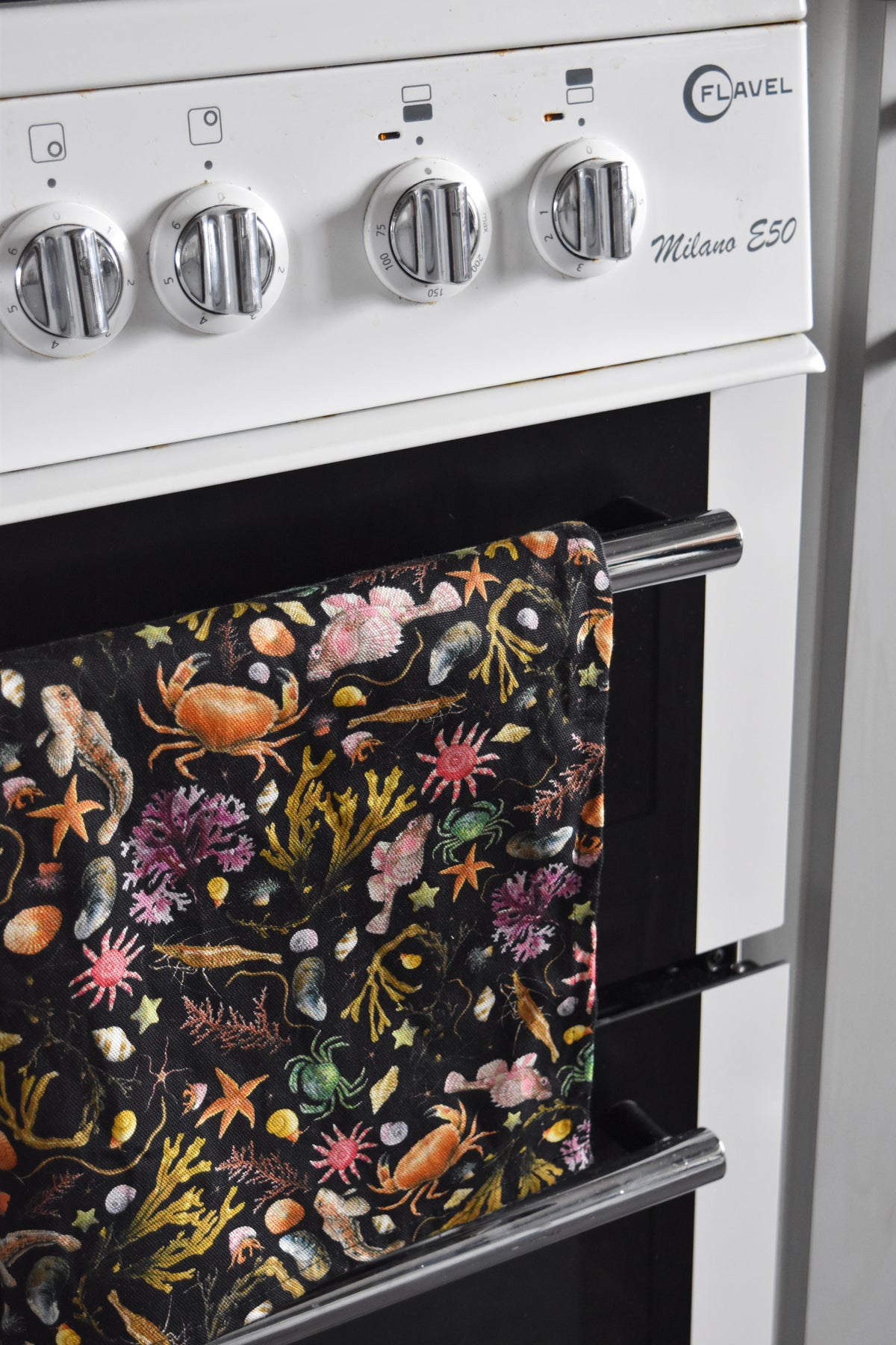Organic Cotton Rockpool Tea Towel