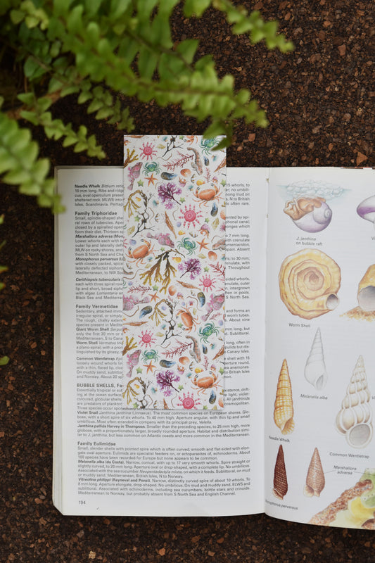Recycled Cream Rockpool Bookmark